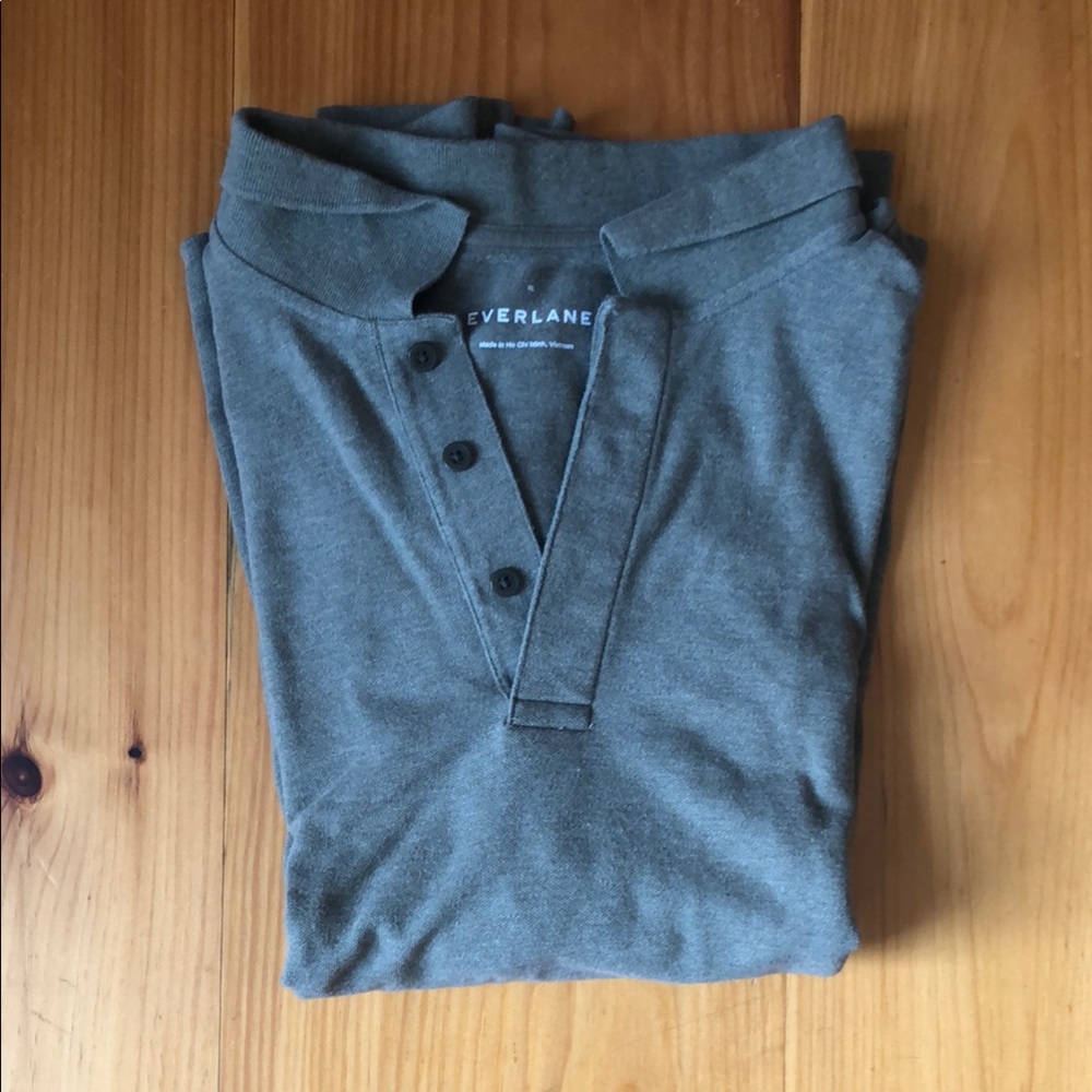 Everlane Green Polo Shirt